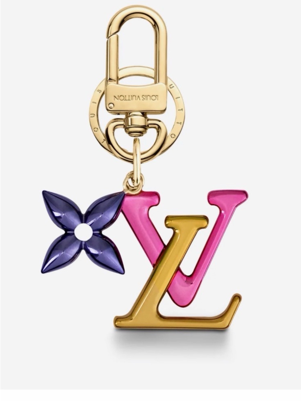 🔑👛 🆕 LV Metal Bag Charm Keychain 👜